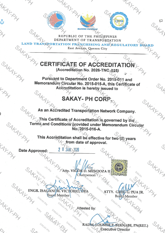 Sakay Mobile App - Screen 2